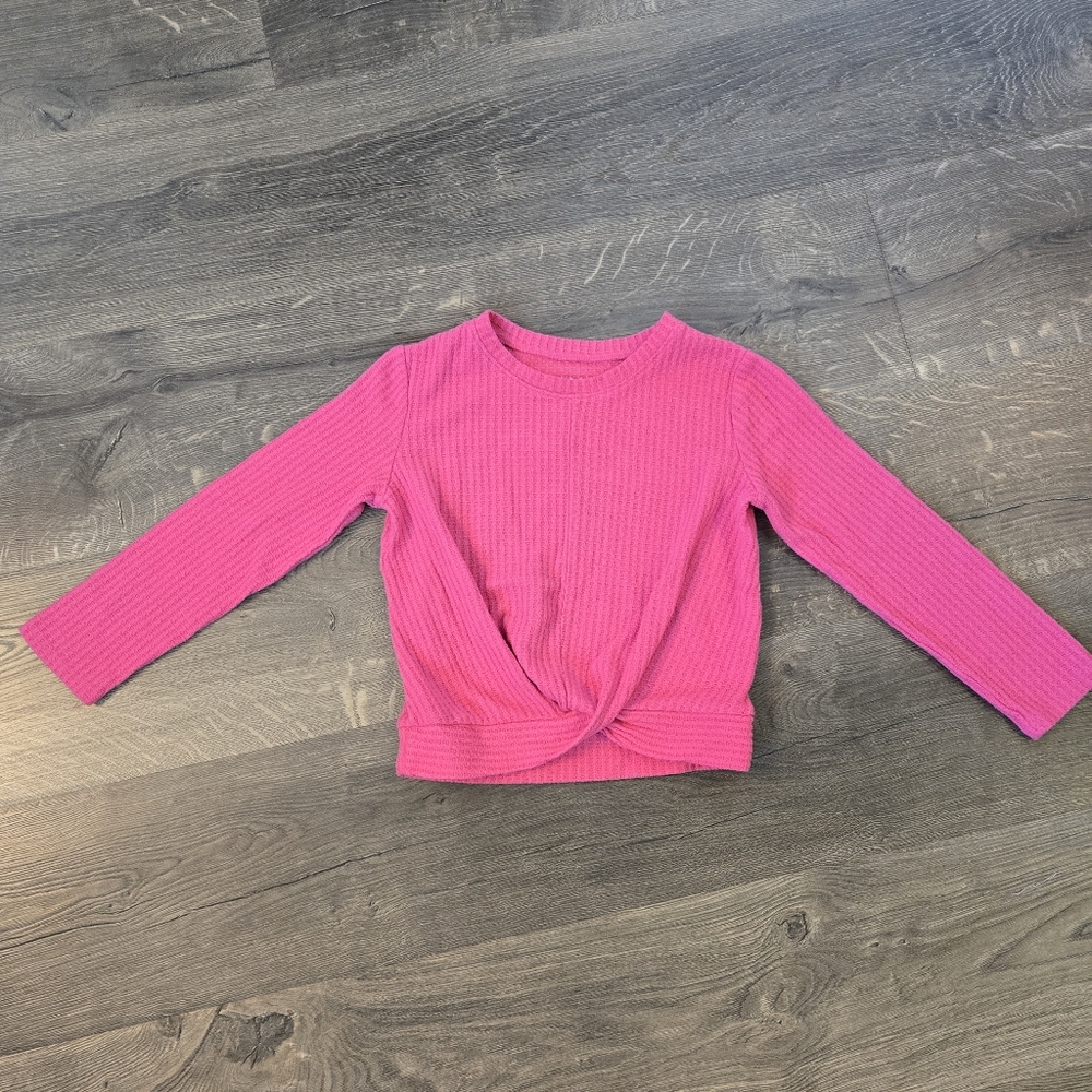 Jumping Beans Waffle Knit Top-Girls